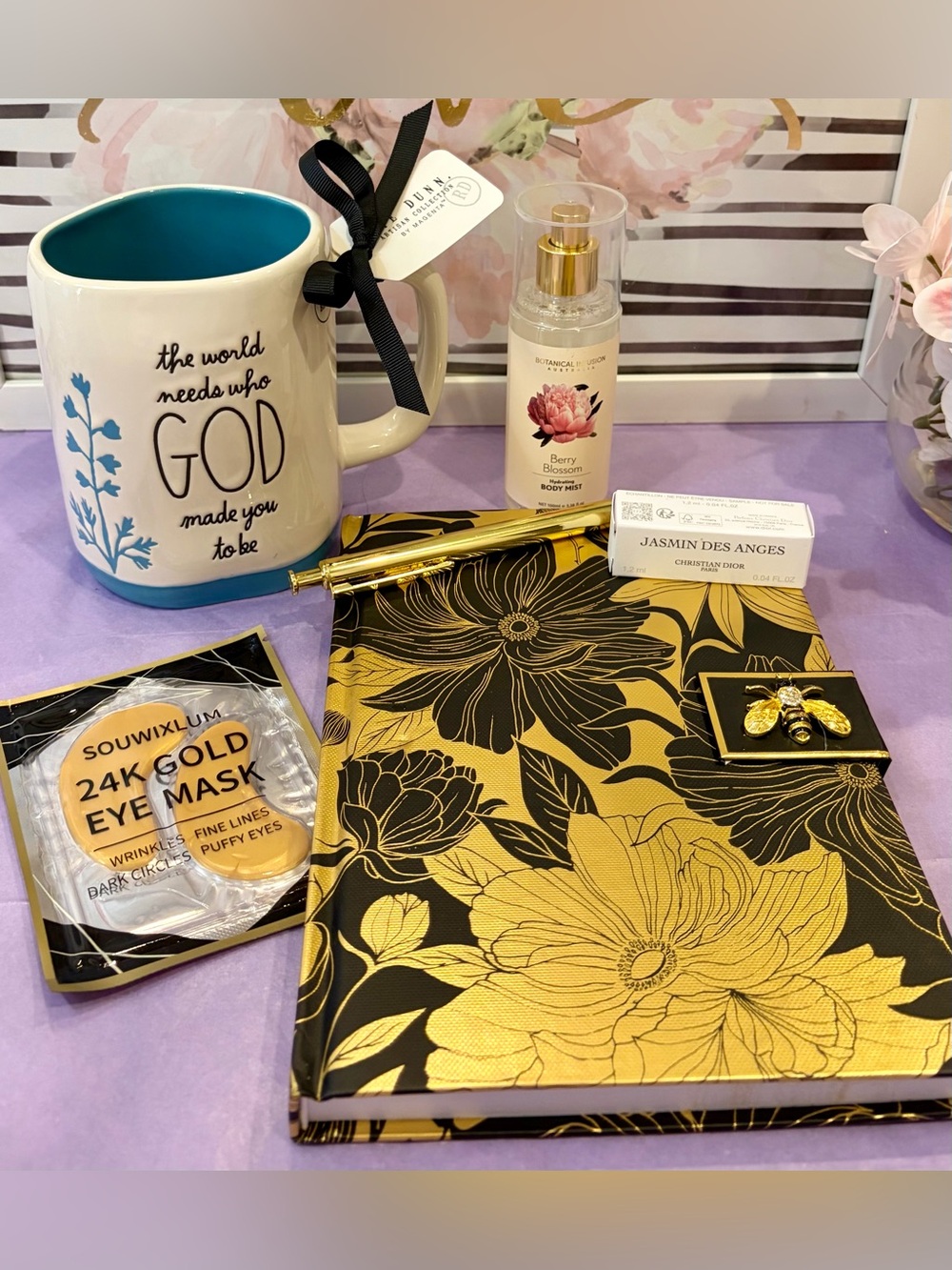 NWT RAE DUNN “The World Needs Who God Made You To Be” Notebook and More
